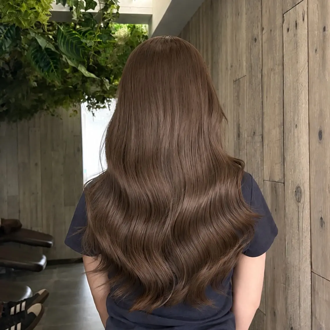ロング カラー ヘアアレンジ ベージュカラー 透明感カラー ミント ミントベージュ オレンジ ヘアカラー スズナ♡オリーブ・ ベージュ特化🪽のヘアスタイル