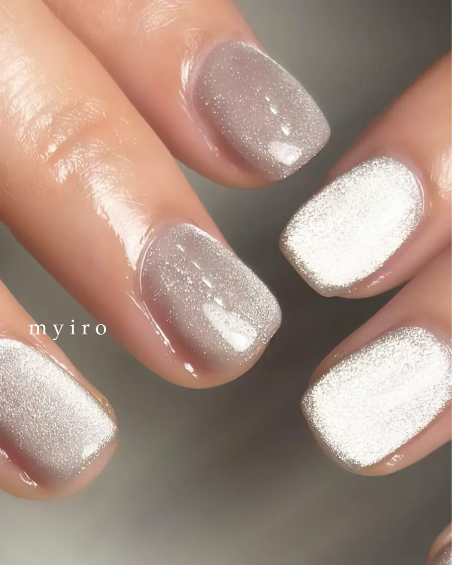 ネイル アートネイル マグネットネイル ハンドネイル myiro【マイロ】 林のネイルデザイン