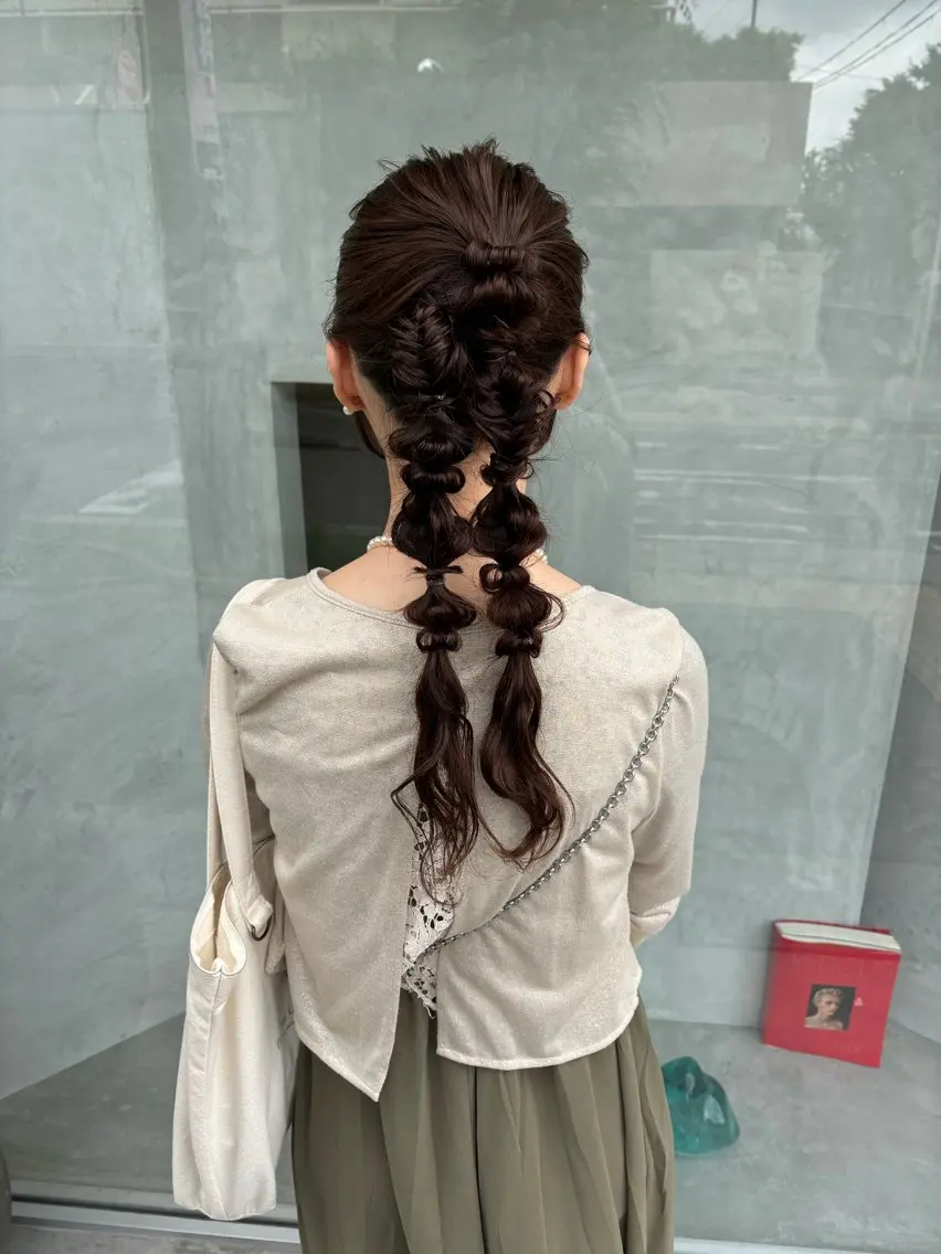 ヘアアレンジ ヘアセット 都築 未来のヘアスタイル