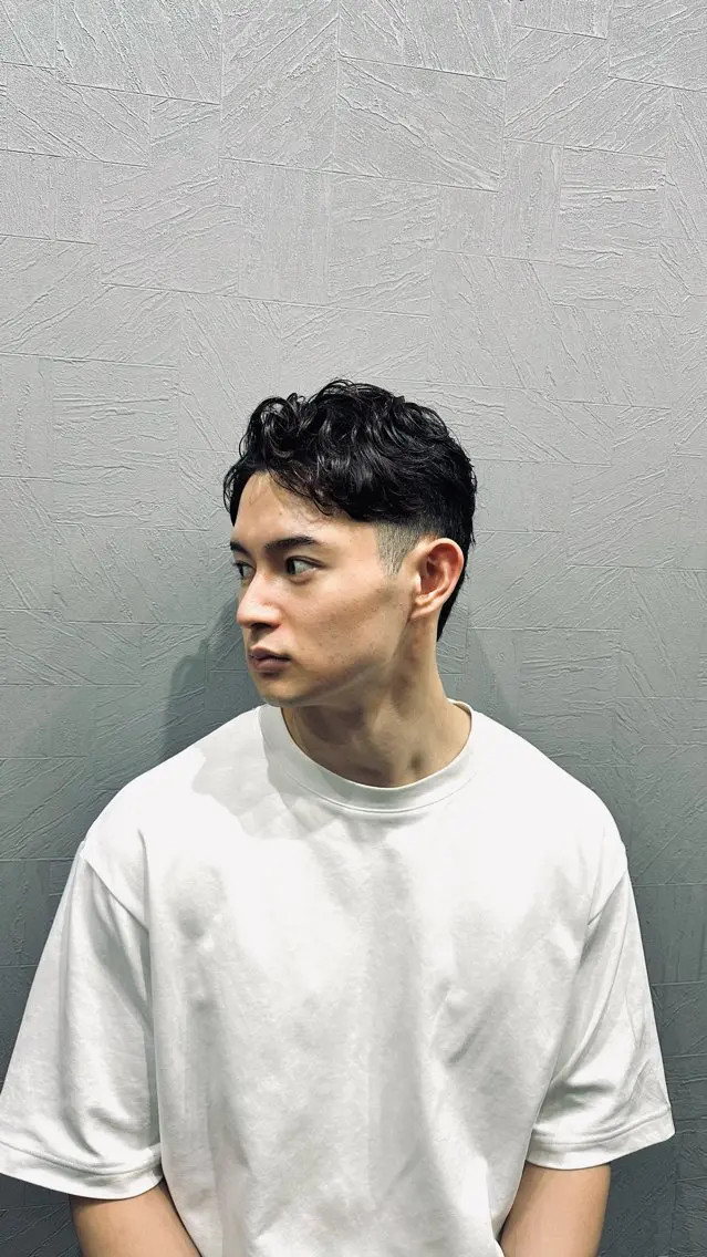 ショート メンズ カット 💈メンズパーマ💈 ナカザワ リョウのヘアスタイル
