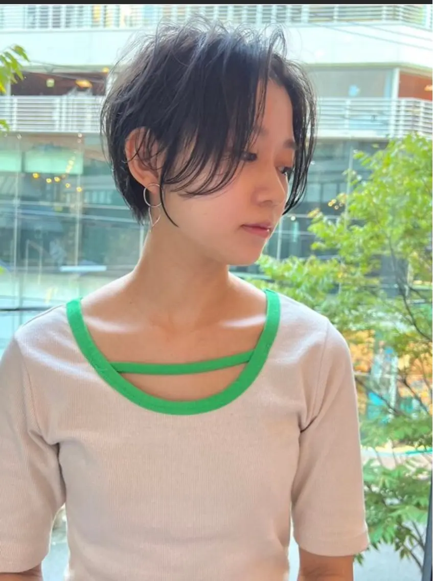 ショート 似合わせショート 森岡俊亮のヘアスタイル