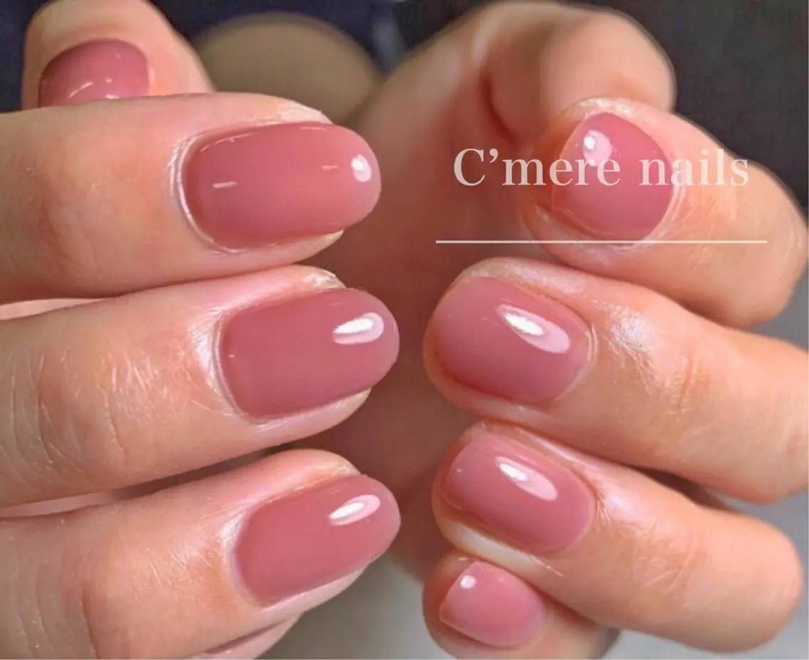 ネイル ピンク ハンドネイル nouva nailsのネイルデザイン