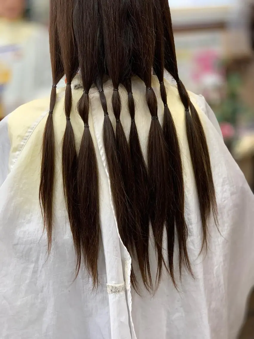 ヘアドネーション(中学生)の写真