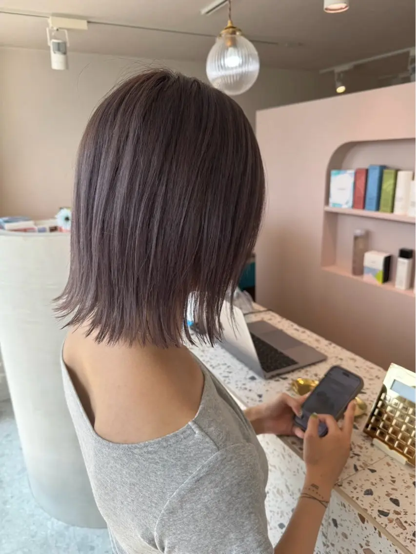 ミディアム 工藤 慎伍のヘアスタイル