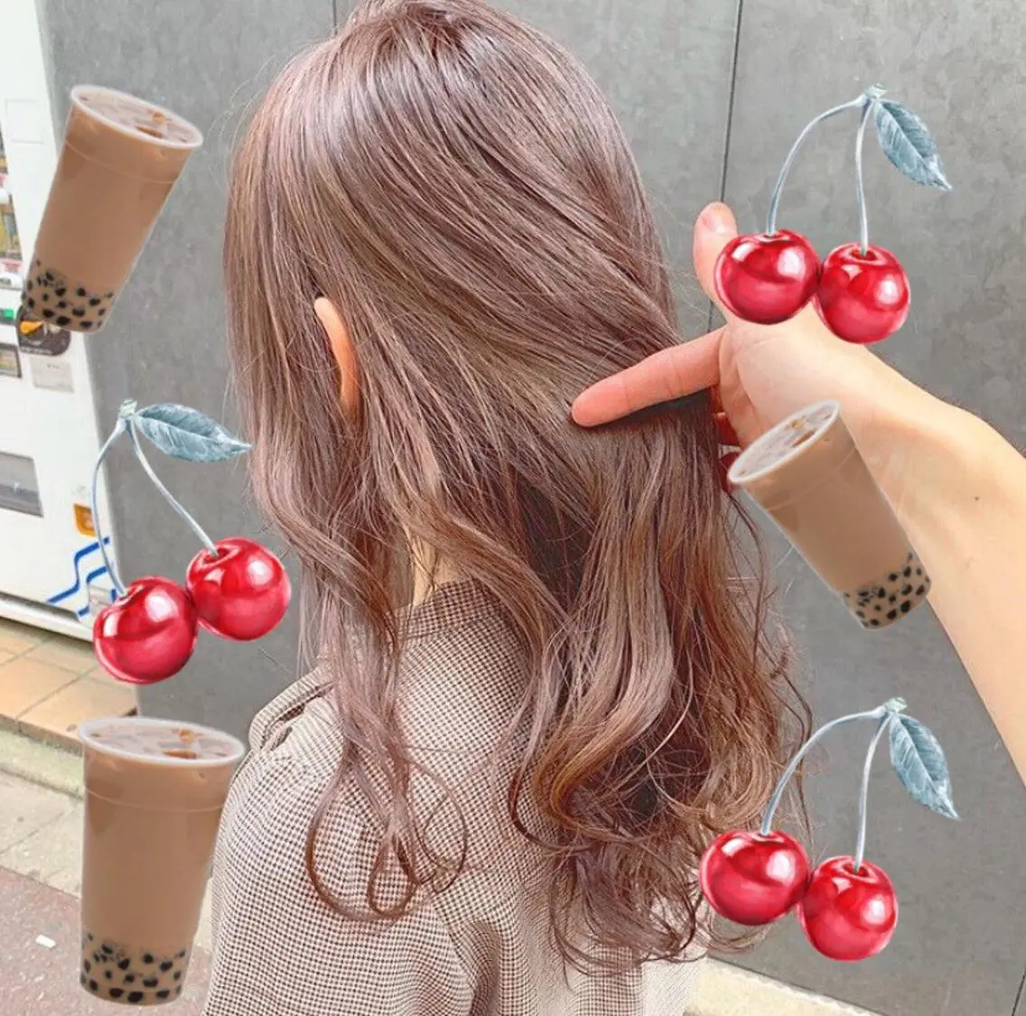 ミディアム カラー パーマ ヘアアレンジ メンズ キッズ 上品＆韓国風 🥀海心🥀のヘアスタイル