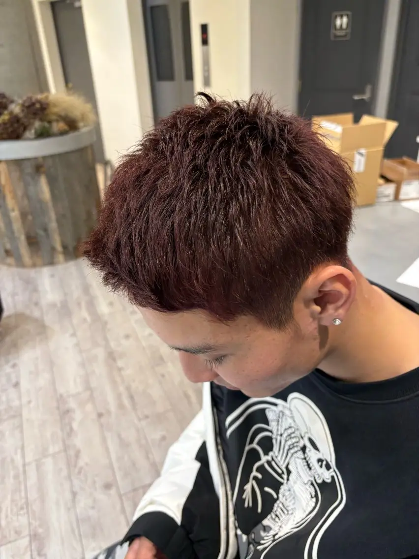 ショート ヘアカラー ケアブリーチ🌟 ♢WATARU♢のヘアスタイル