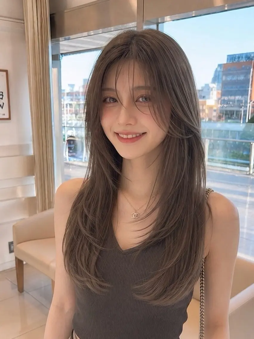 ロング カラー カット ヘアカラー 金子 直樹のヘアスタイル