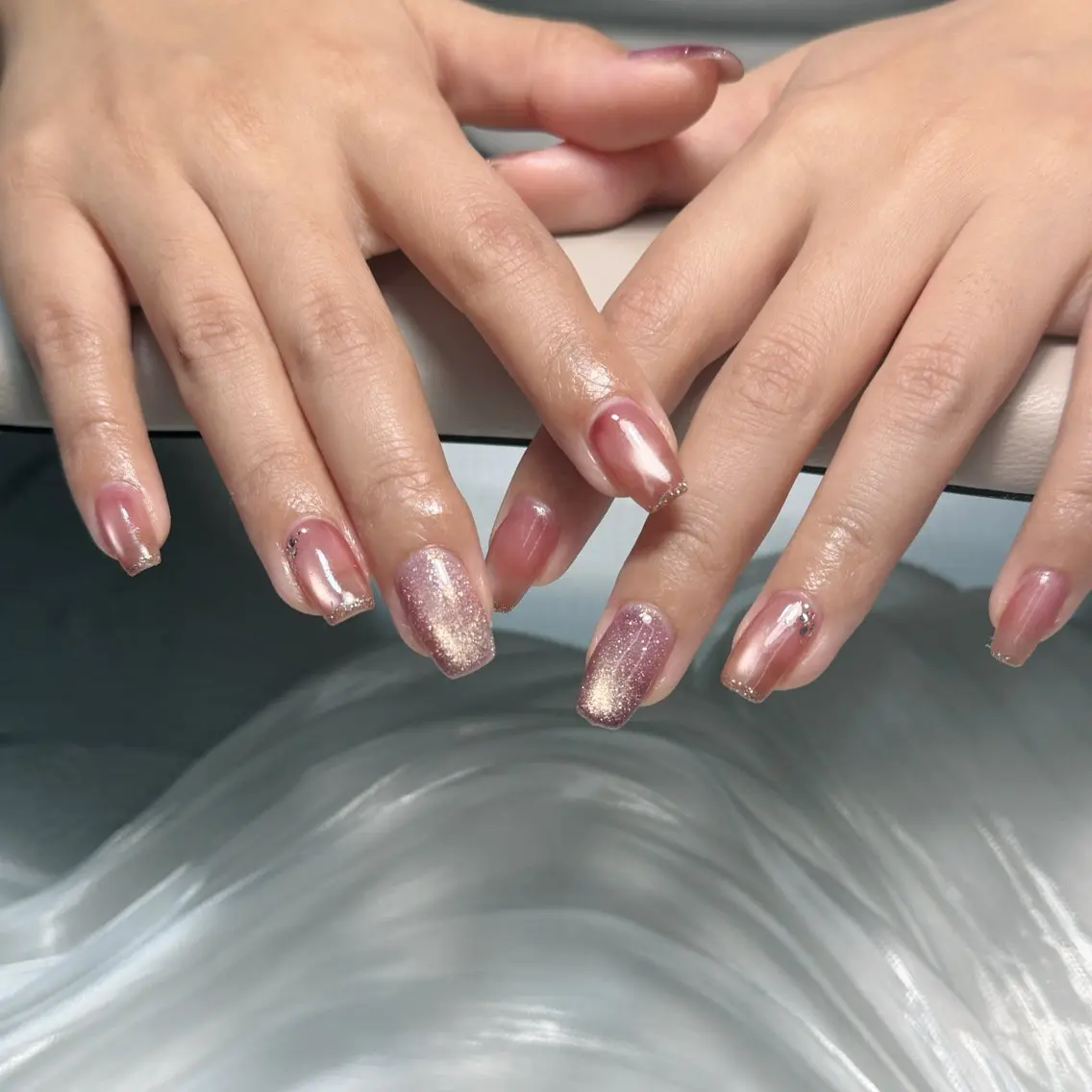 ネイル ハンドネイル salon coco うるツヤ韓国ネイルのネイルデザイン