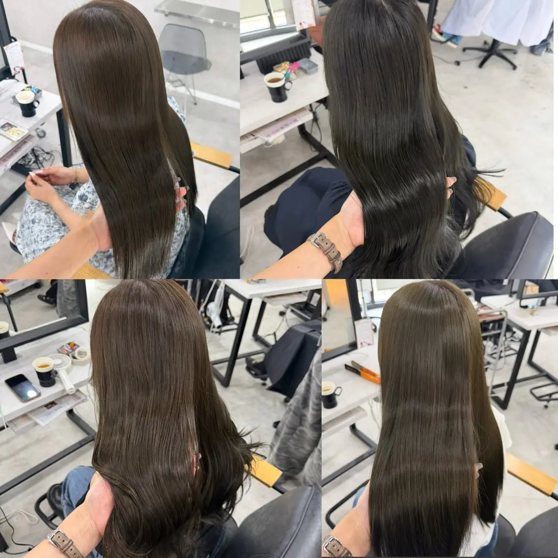 ロング カット ヘアカラー トリートメント 縮毛矯正\髪質改善 🫧拓都のヘアスタイル