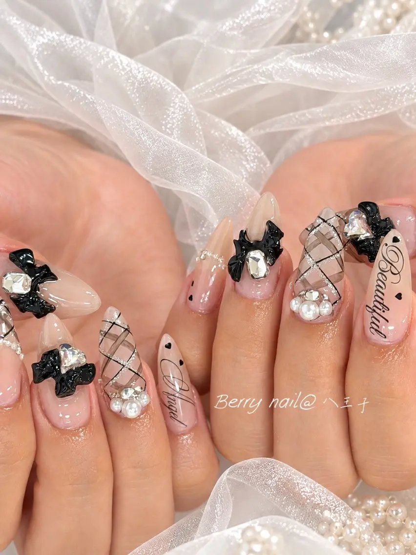 セミロング ハンドネイル berry nail jrネイリストのネイルデザイン