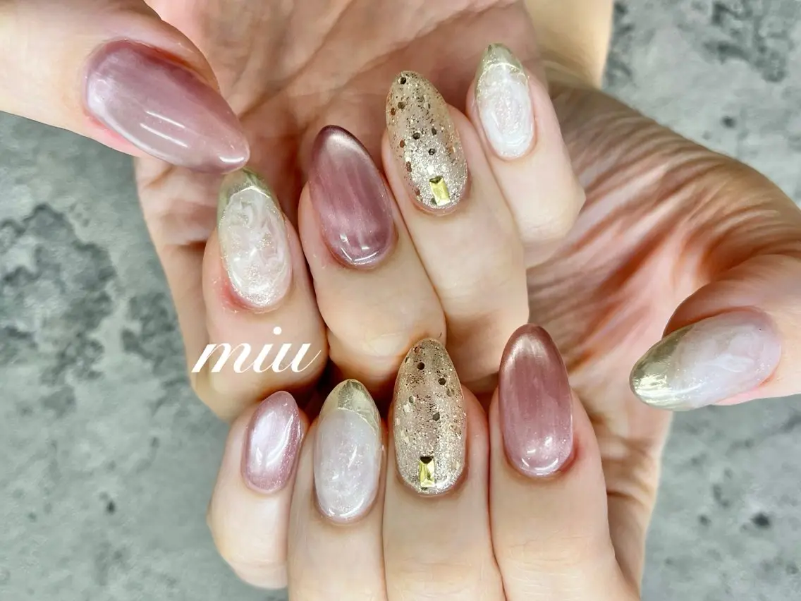 ネイル ハンドネイル miu nail 🐾mihoのネイルデザイン