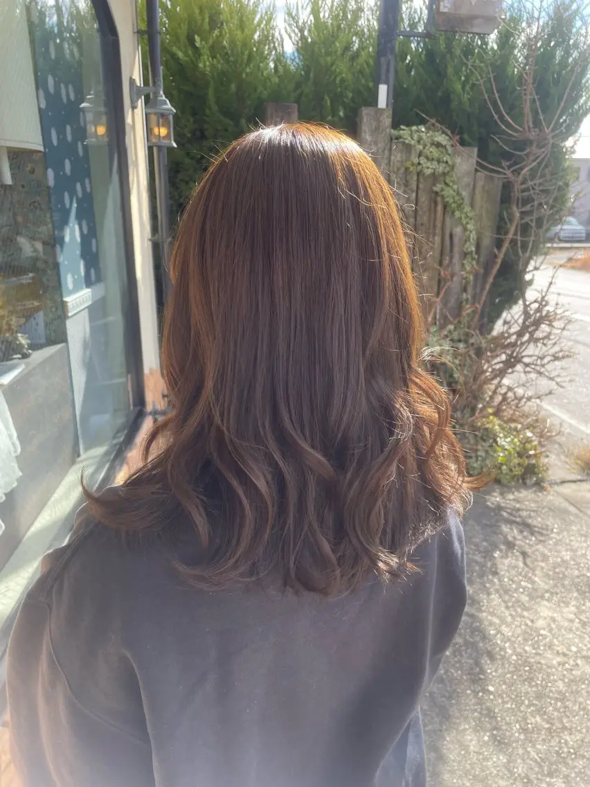 ロング hair make echo滿木あい花のヘアスタイル