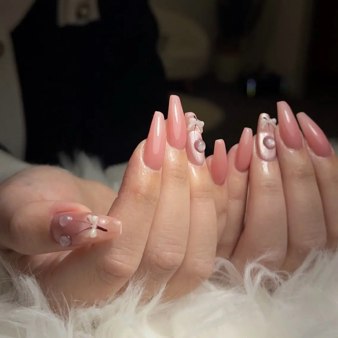ネイル ワンホンネイル ハンドネイル かおり 奏のネイルデザイン