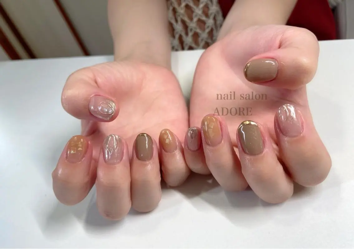 ネイル ニュアンスネイル Adore nailのネイルデザイン
