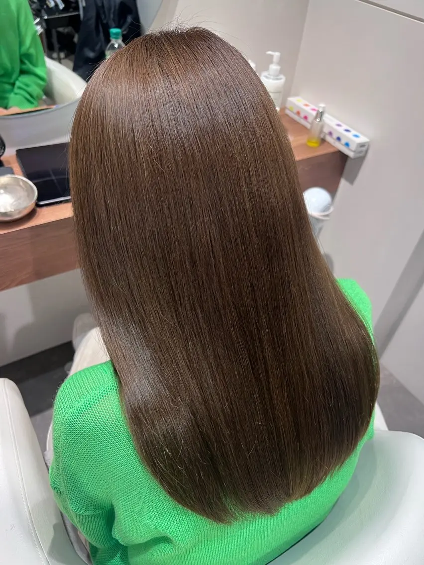 セミロング カット ヘアカラー トリートメント SALOWIN上野店 yoshiのヘアスタイル