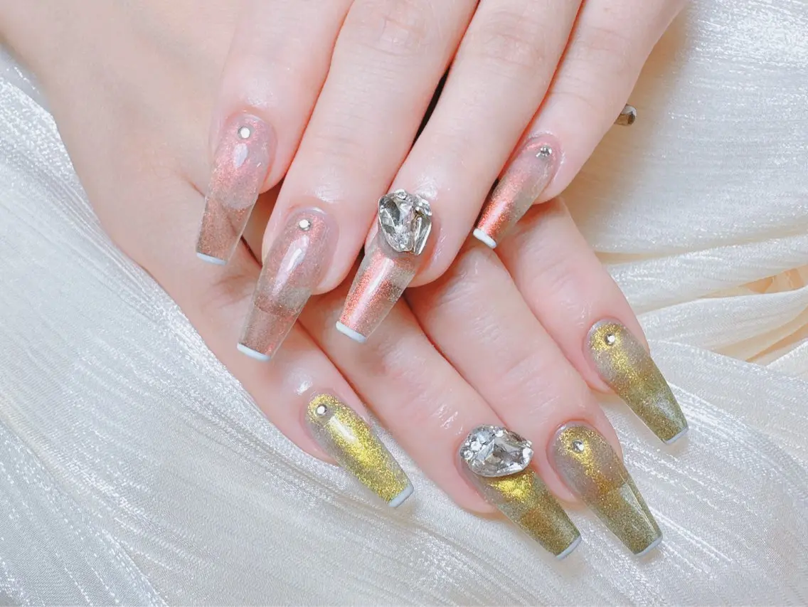 ネイル ハンドネイル M 🌷Nail 長さだし専門店のネイルデザイン