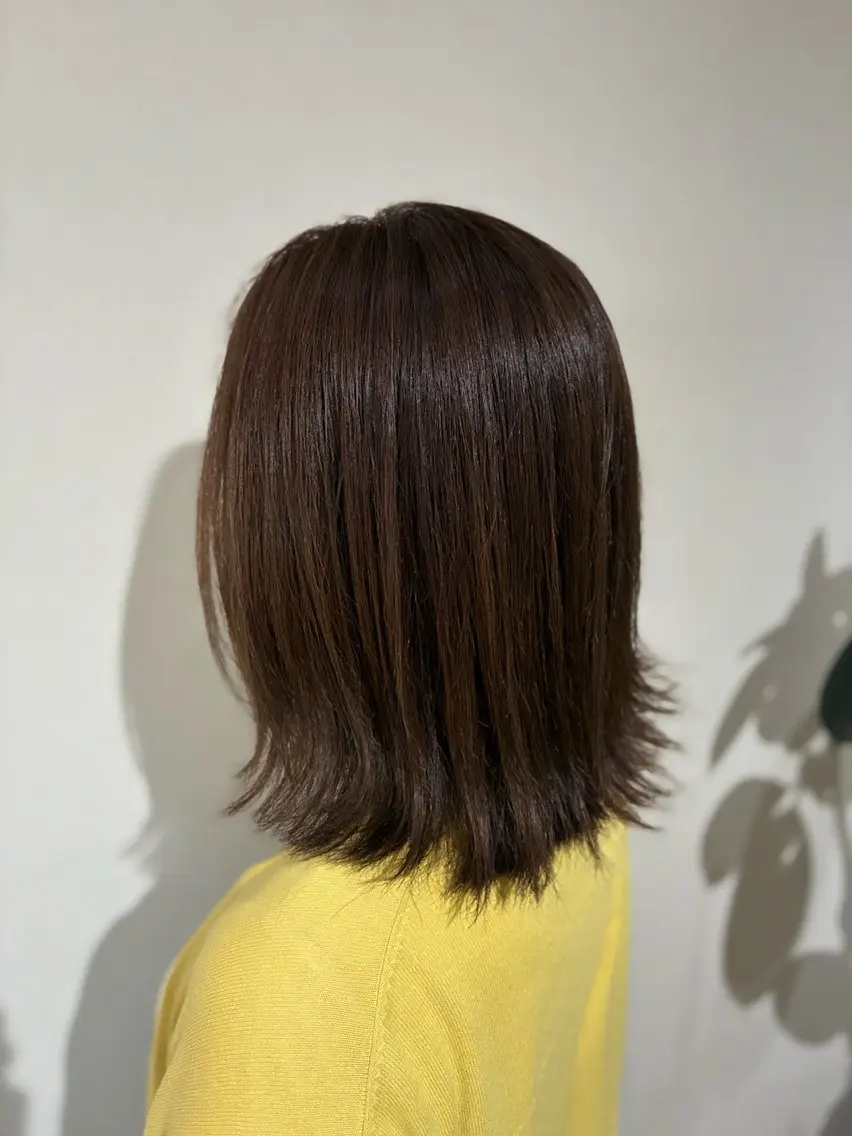 セミロング カット ヘアカラー Re room. erikaのヘアスタイル