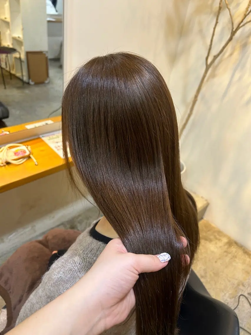 ロング カラー ナチュラル大人っぽい スタイル　MAORIのヘアスタイル