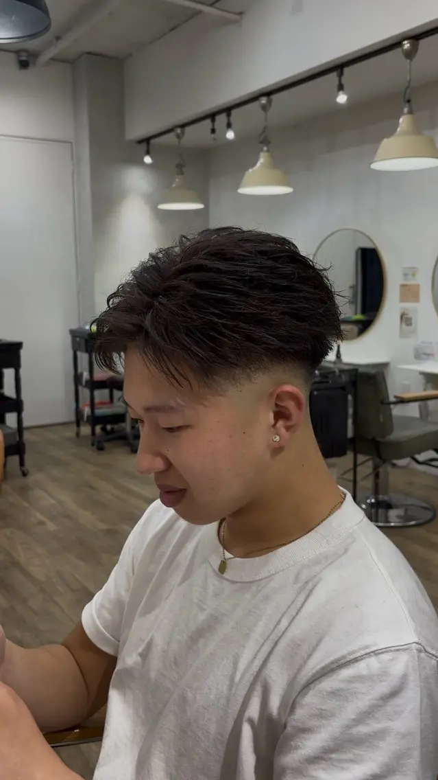 ショート ショートヘア カット hack 佐藤龍空のヘアスタイル