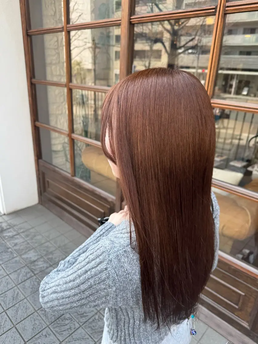 カラー ベージュカラー ブラウンカラー ブラウンベージュ 入学式 小野聡一郎/ SHALU新百合ヶ丘のヘアスタイル