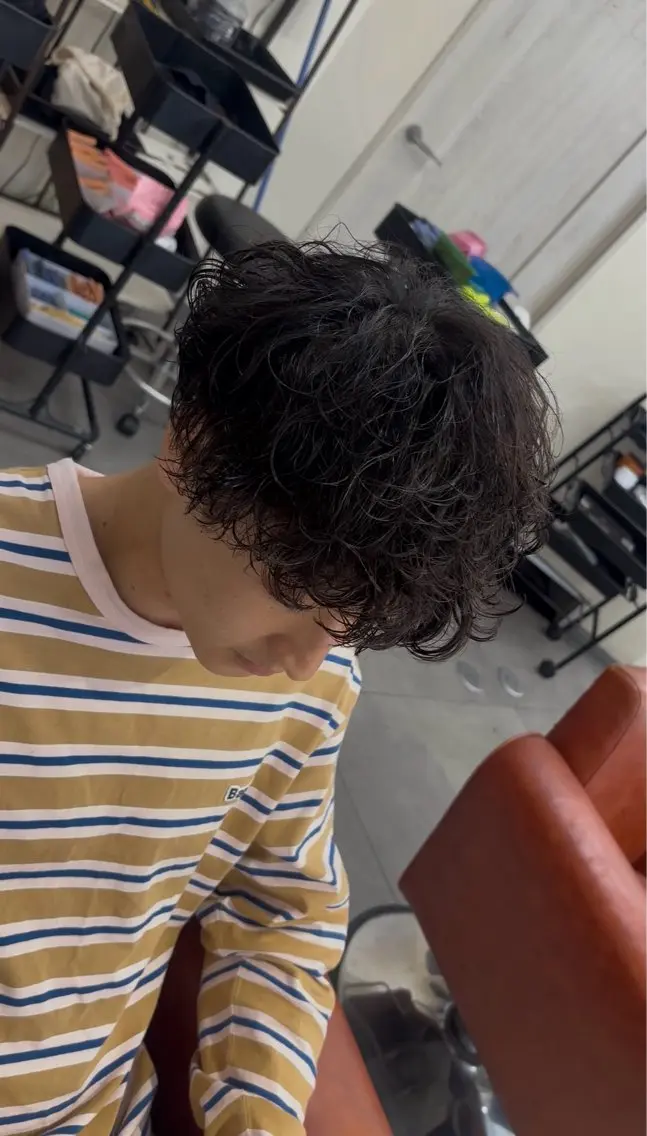 パーマ カット パーマ ❤️‍🔥京都メンズ パーマ心音❤️‍🔥のヘアスタイル