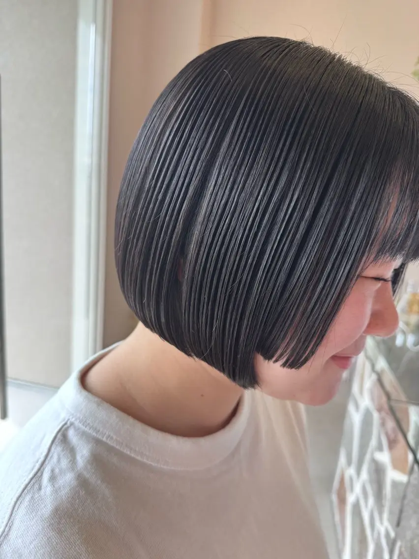 ショート カット ヘアカラー ヘッドスパ 秋元 菜摘のヘアスタイル