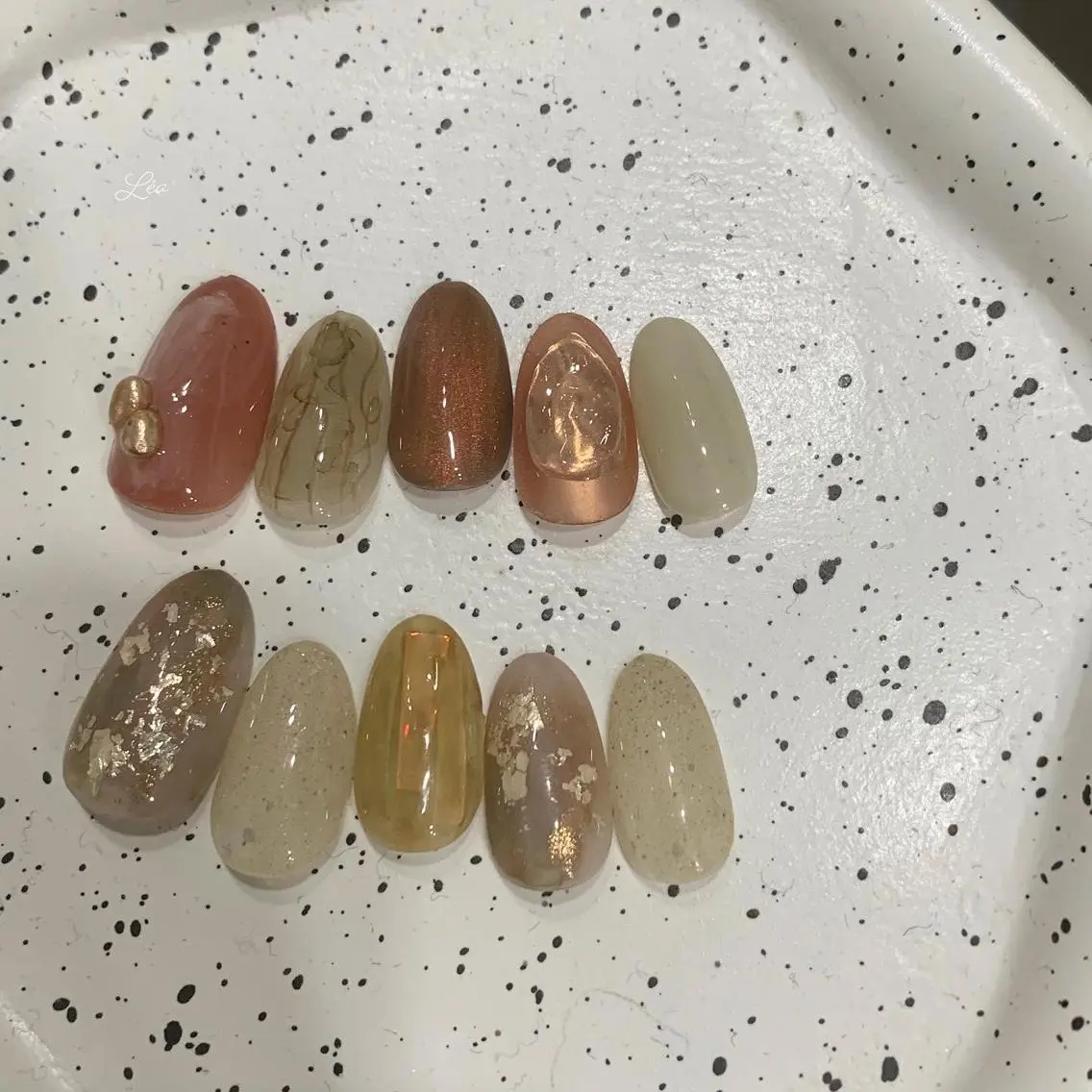 ネイル ジェルネイル パラジェル Léa nailのネイルデザイン