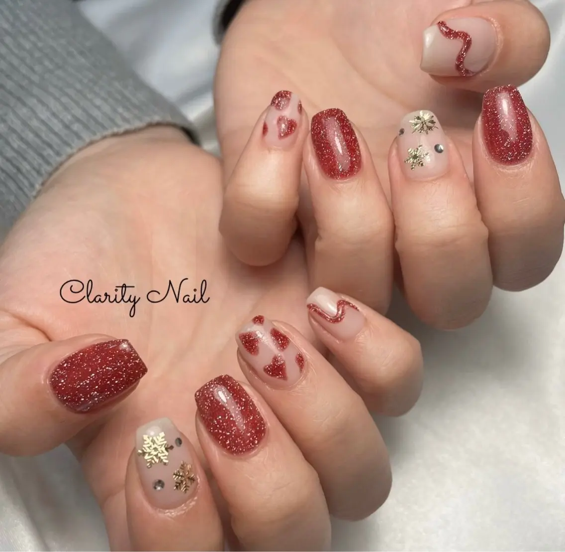 ネイル アートネイル 持ち込み ハンドネイル Clarity Nailのネイルデザイン
