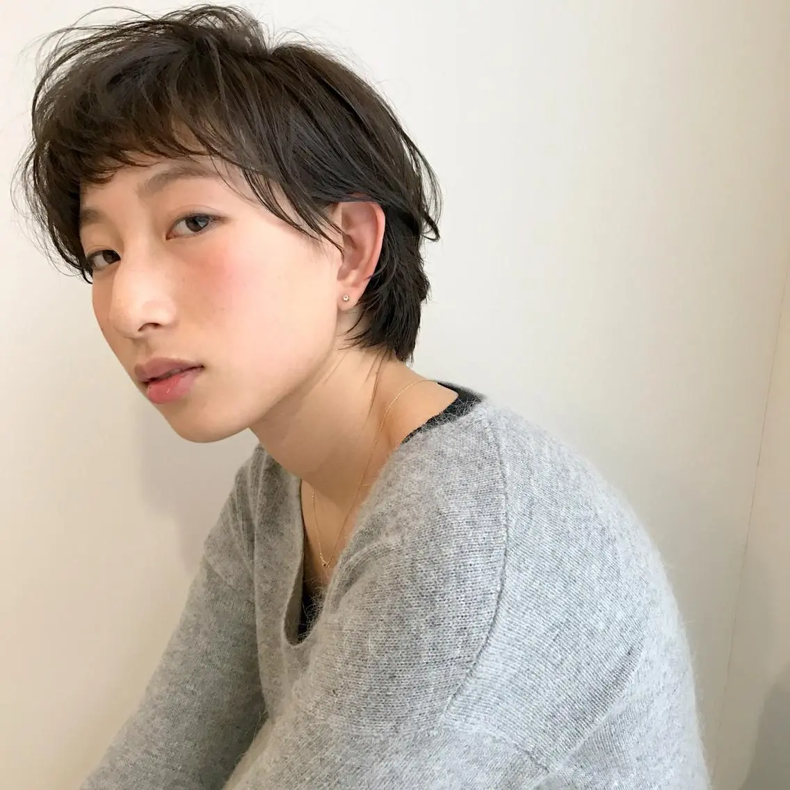 ショート カラー ショートヘア 小谷 未歩のヘアスタイル