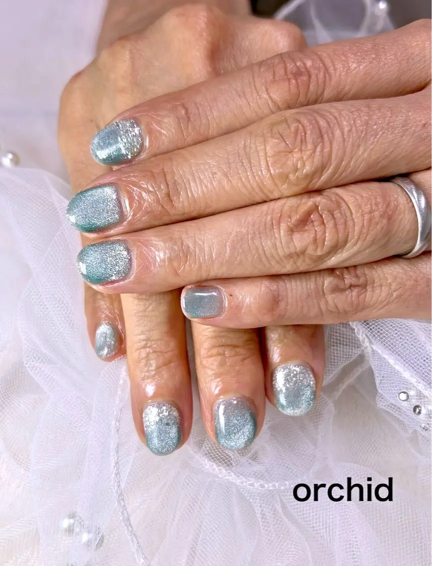 ネイル ハンドネイル orchid ♡オーキッドのネイルデザイン