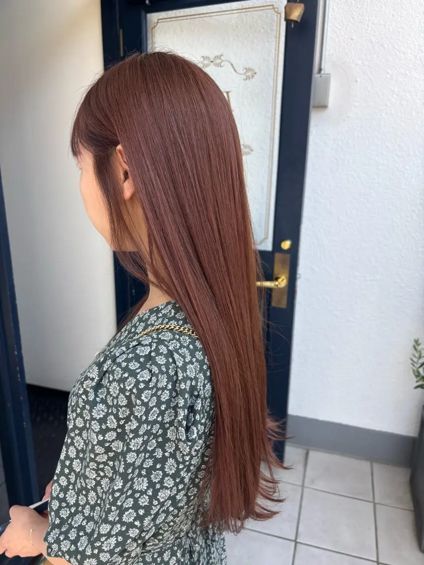 ロング ロング カット ヘアカラー トリートメント peige 斉藤✨大人ヘアー✨のヘアスタイル