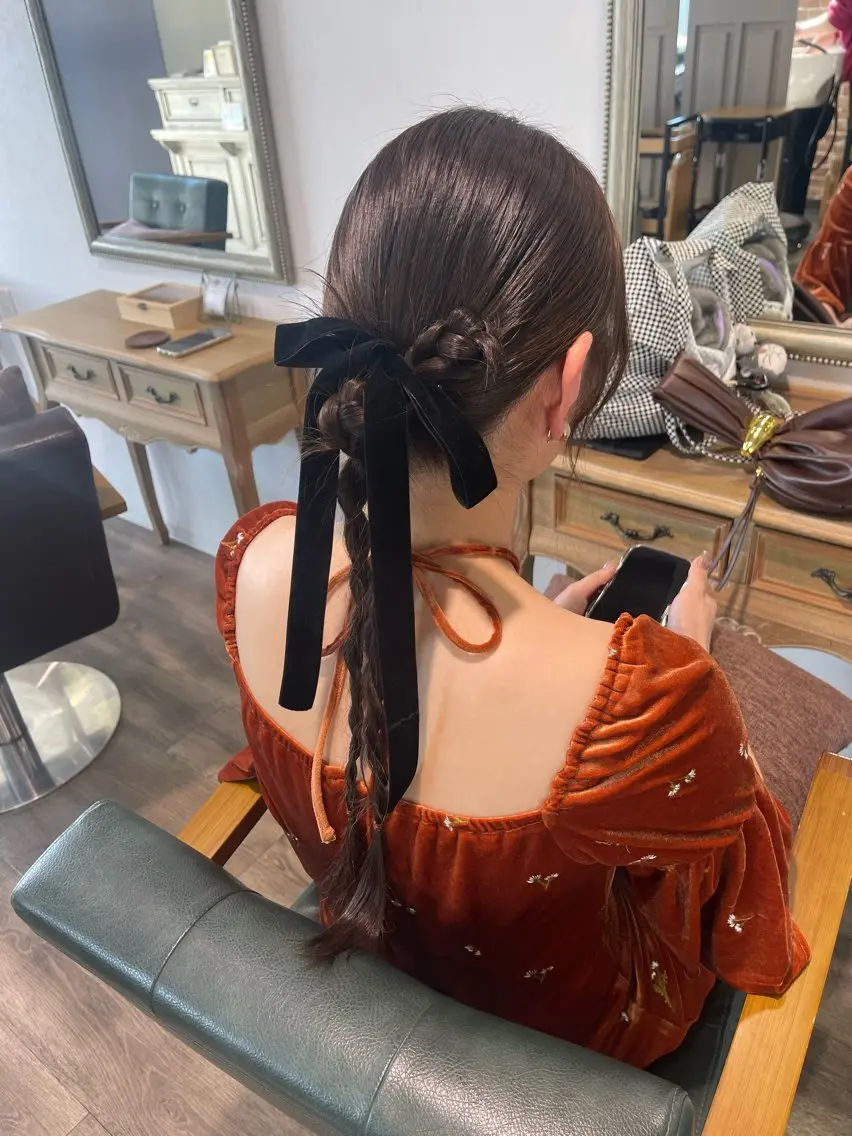 ロング ヘアアレンジ ヘアセット Felice Erikaのヘアスタイル