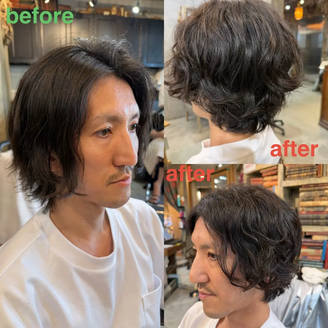 ショート パーマ ヘアアレンジ メンズ メンズパーマ カット パーマ 🍀Ryosuke 🍀のヘアスタイル