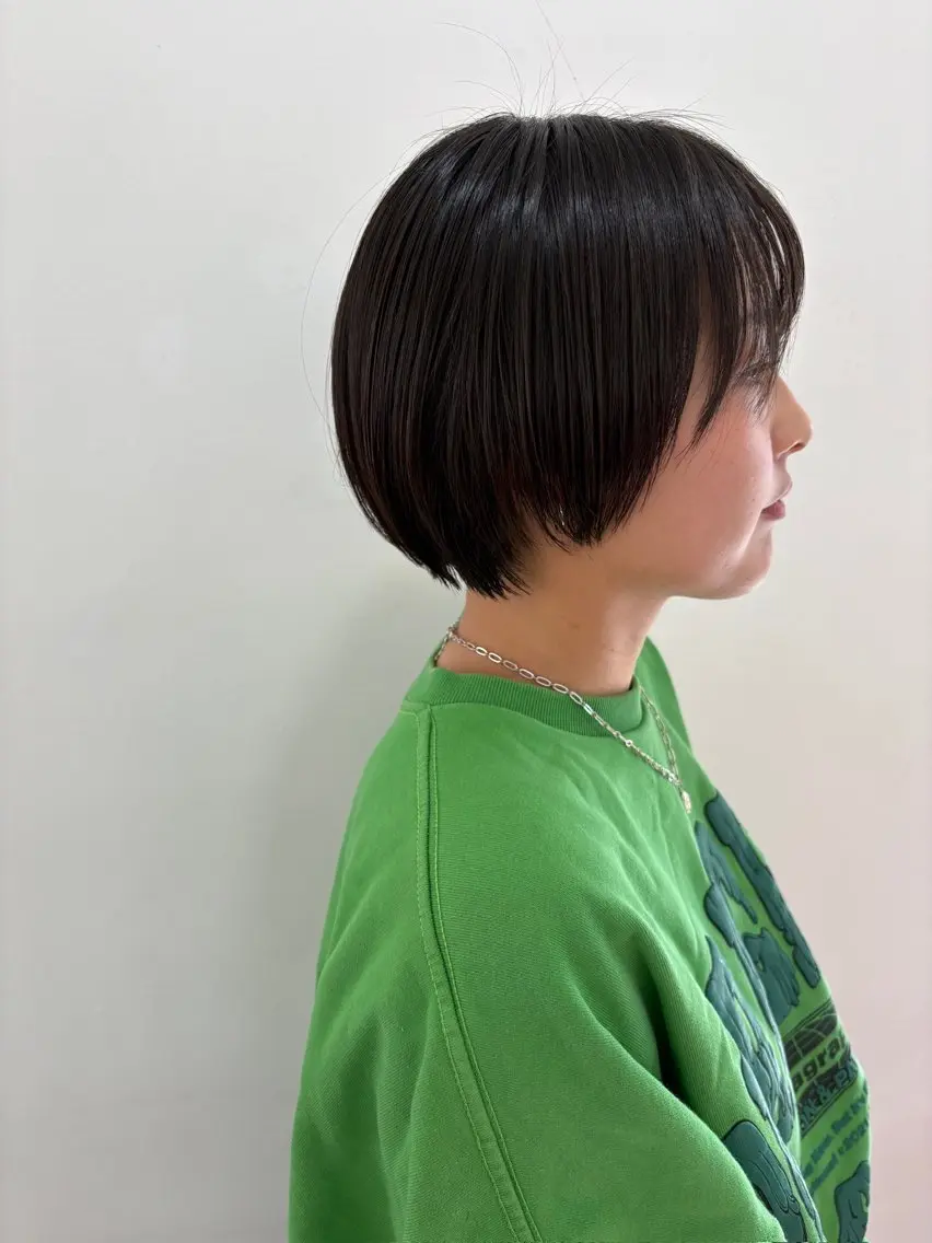 ✳︎気になる前髪のうねり✳︎カット+前髪縮毛矯正（シャンプーブロー込）の写真