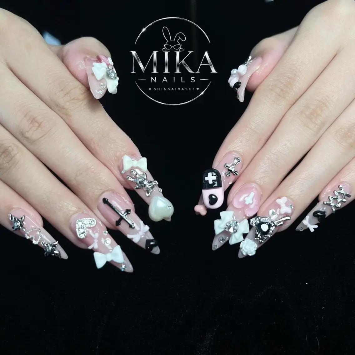 メンズ メンズ韓国風 ハンドネイル ハンドケア Mika Nails 心斎橋のネイルデザイン