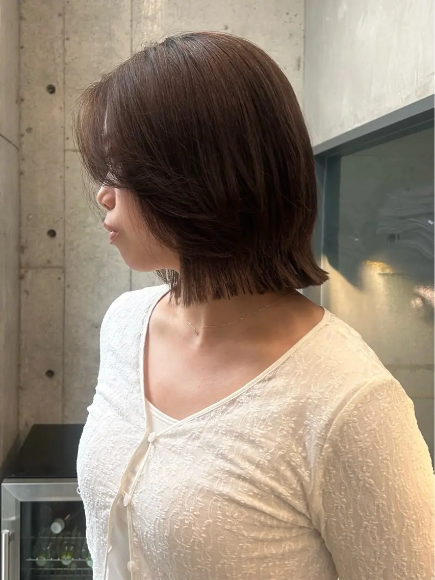 ショート カット ヘアカラー トリートメント 透明感カラー/ Reika☁️ིྀのヘアスタイル