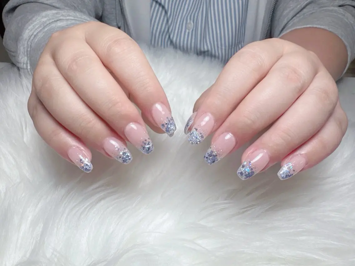 ネイル フットネイル フレンチネイル グラデーション 韓国ネイル マグネットネイル ハンドネイル ハンドケア Hara Nail 【持ち込みOK】のネイルデザイン