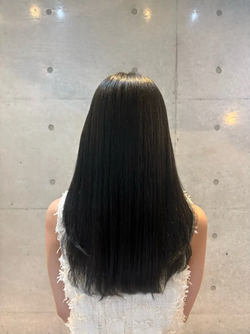 ロング カラー 透明感カラー ヘアカラー 表参道/かなみ /透明感カラーのヘアスタイル