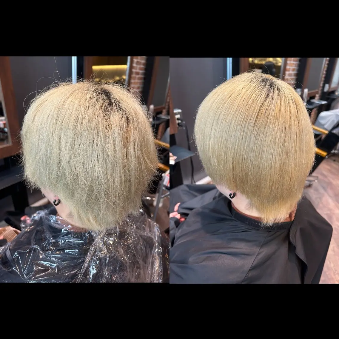 ショート カット 縮毛矯正 トリートメント モリタ ミサキのヘアスタイル