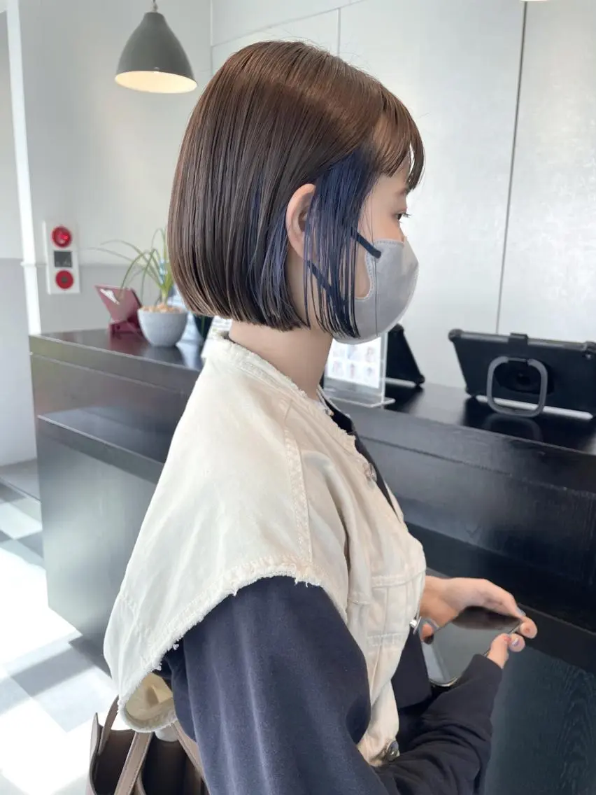 デザインブリーチ＋フルカラー（インナーorグラデーション）【イルミナ＋¥2000】【３STEPトリートメント＋¥2000の写真