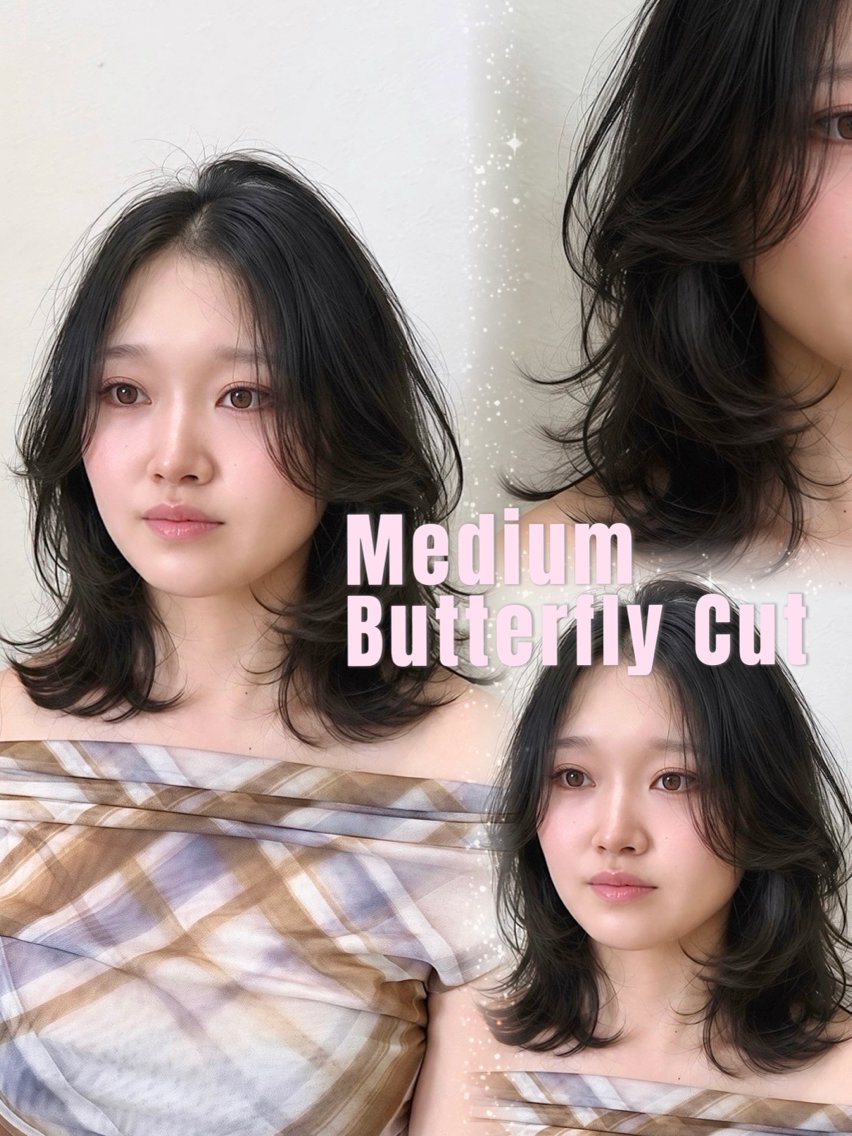ミディアム トゥサリ/ 海外ヘア/レイヤーのヘアスタイル