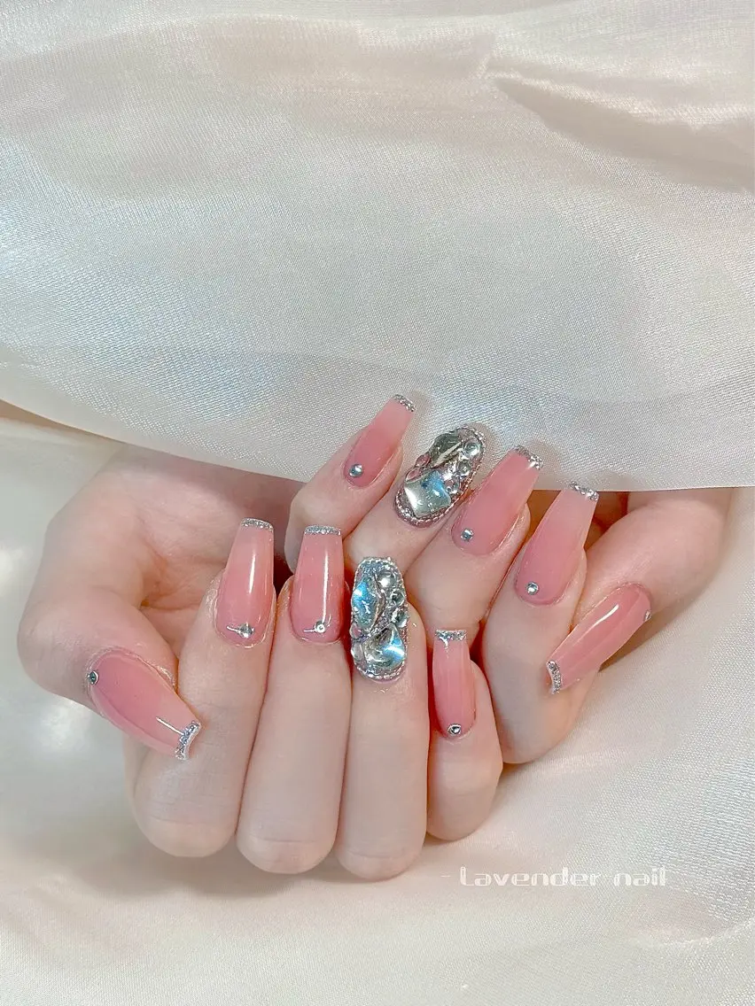 ネイル ハンドネイル Lavender nail·中島公園のネイルデザイン