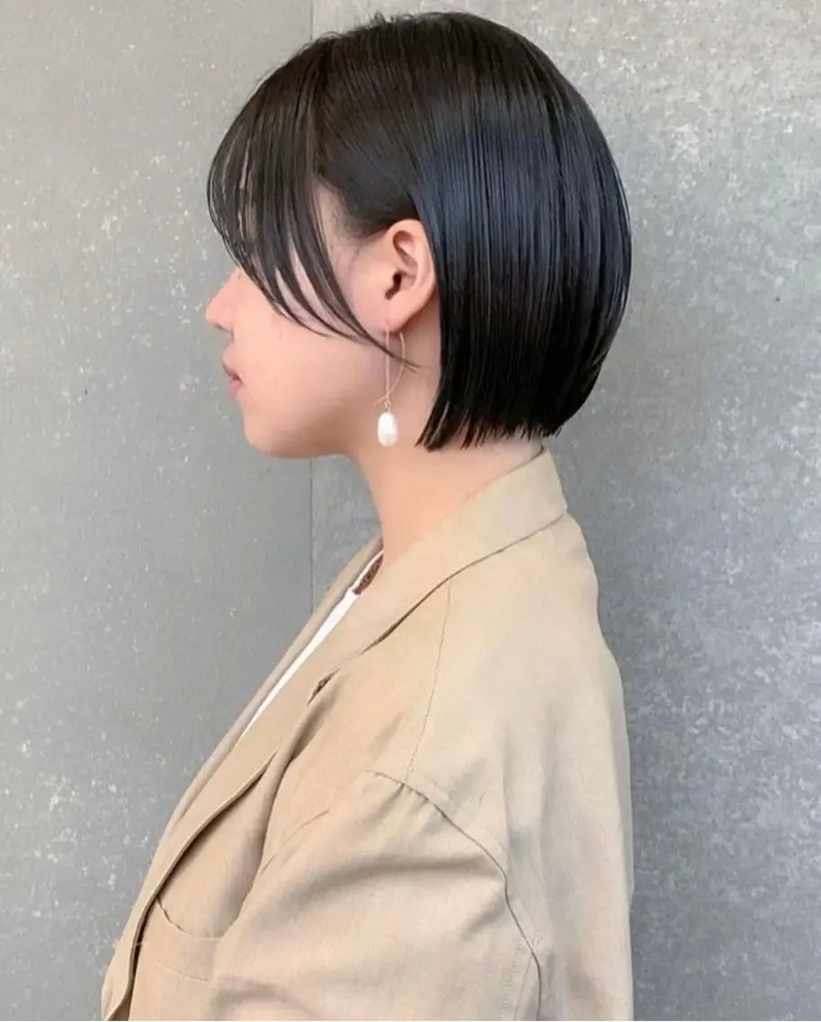 ショート 盛れる顔まわりカット 髪質改善/渋谷/れんのヘアスタイル