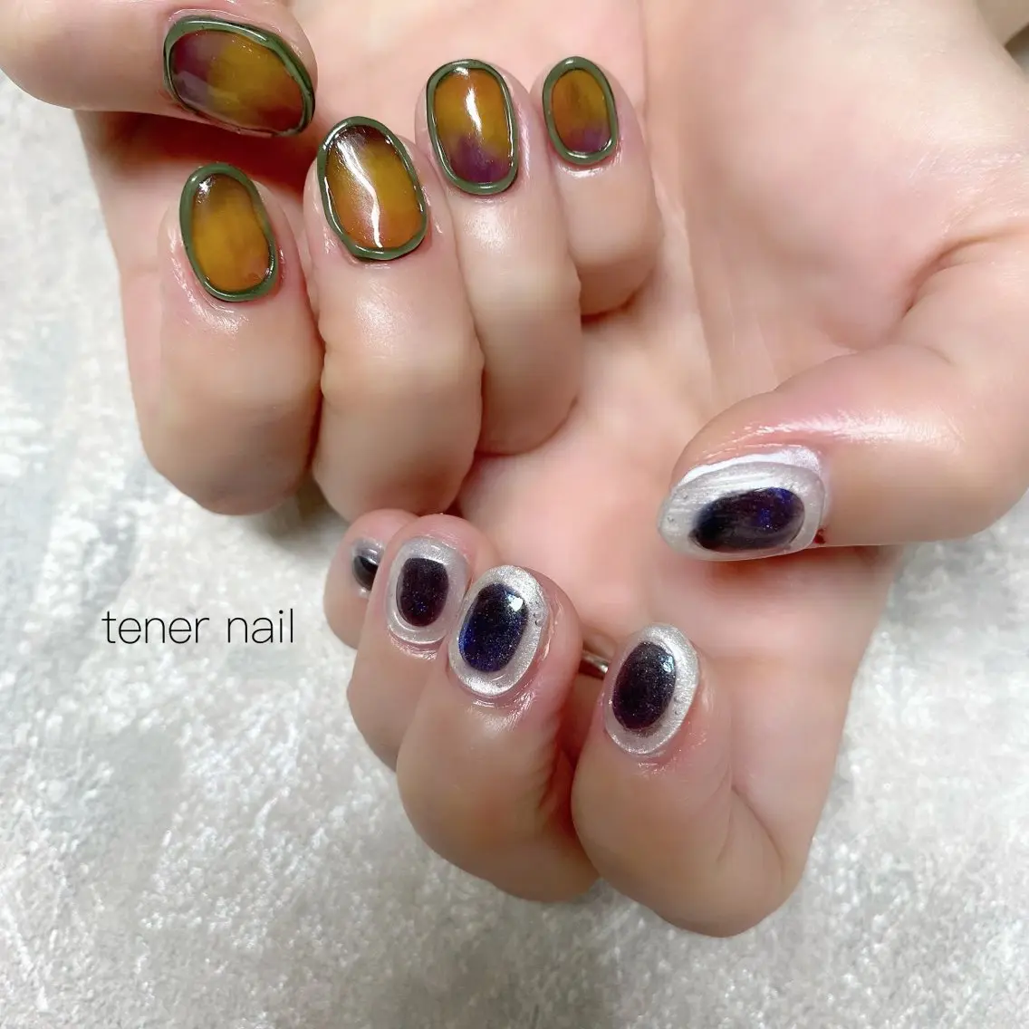 ネイル ぷっくりネイル ハンドネイル テネルネイル tener nailのネイルデザイン