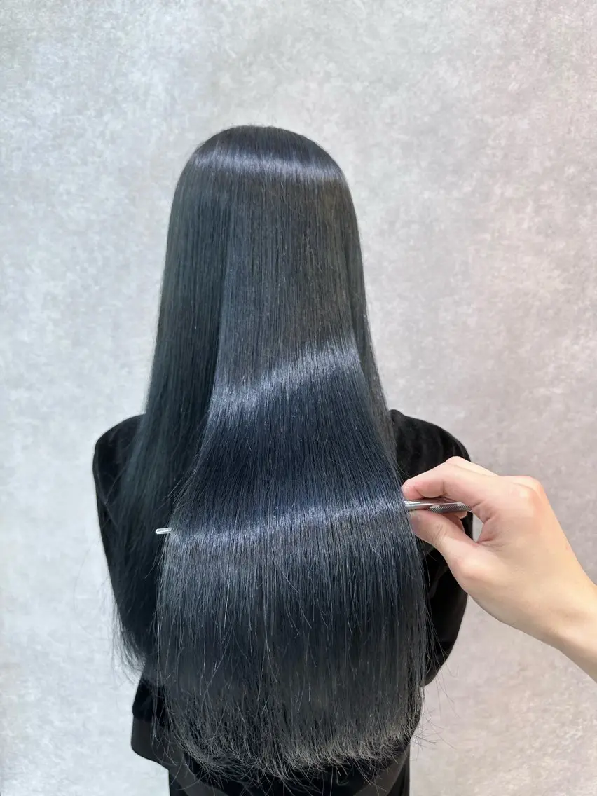ロング カラー カット ヘアカラー トリートメント 【𝐀𝐬𝐡大森】 石崎竜祐のヘアスタイル