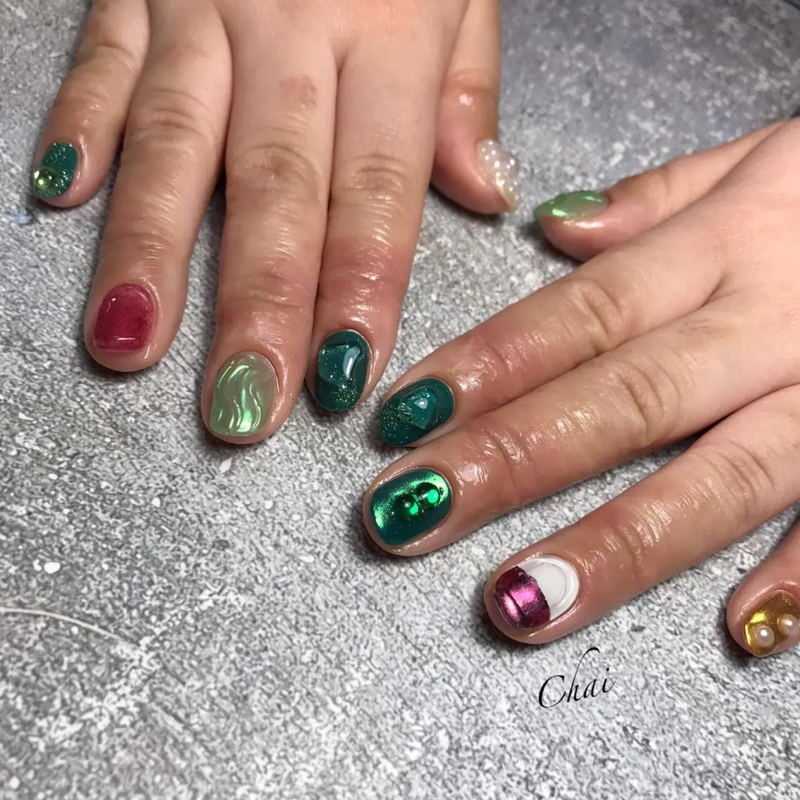 ネイル chai nail &  eye📍鶴橋のネイルデザイン