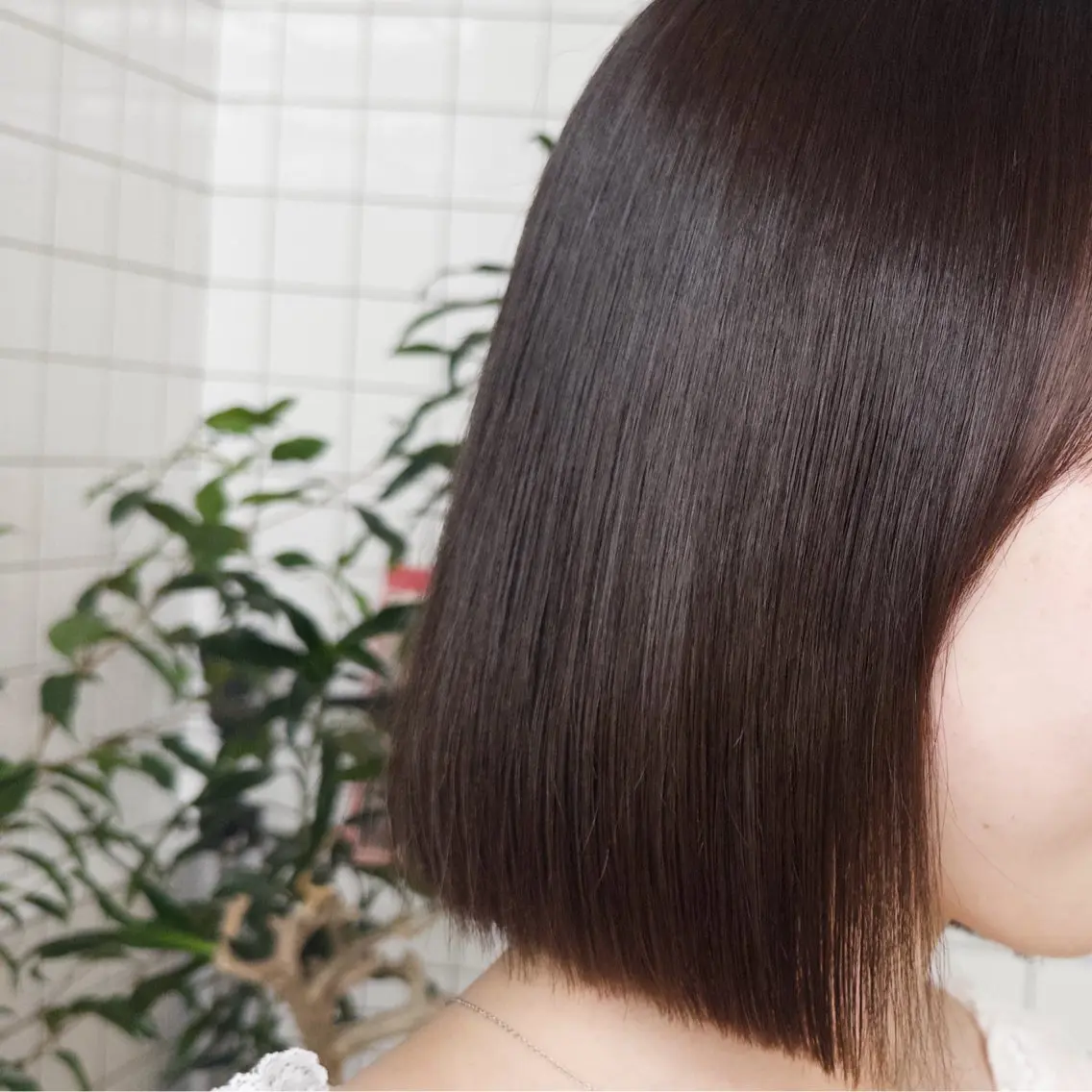 ミディアム 縮毛矯正 Mizuki /みずきのヘアスタイル