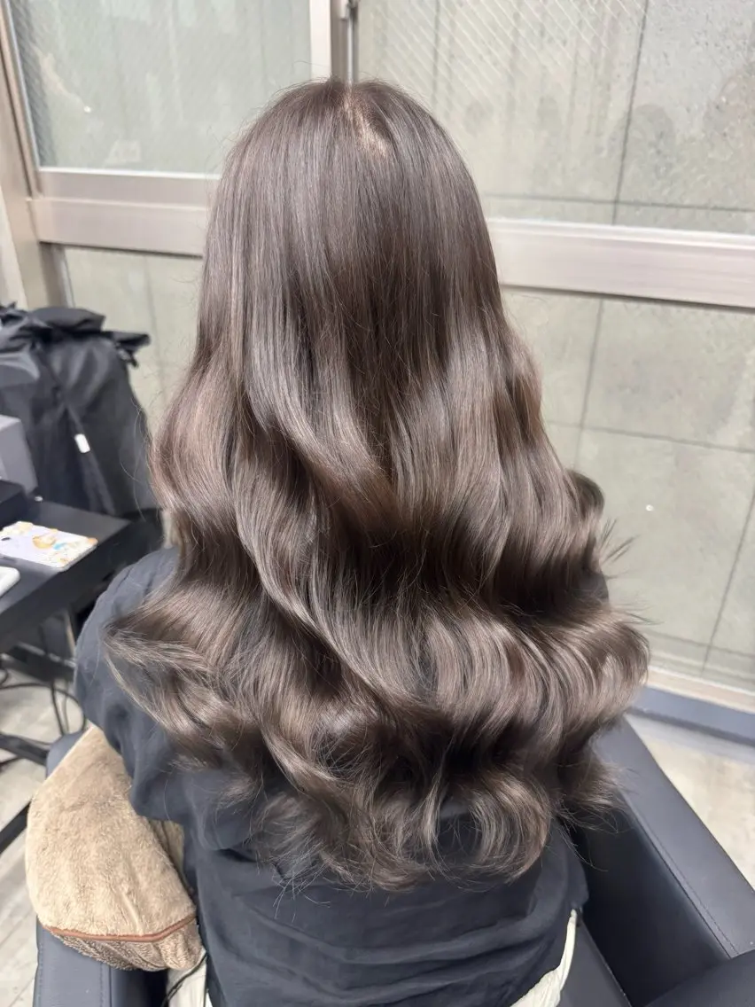 カラー りこ / 透明感カラー🎀🫧のヘアスタイル