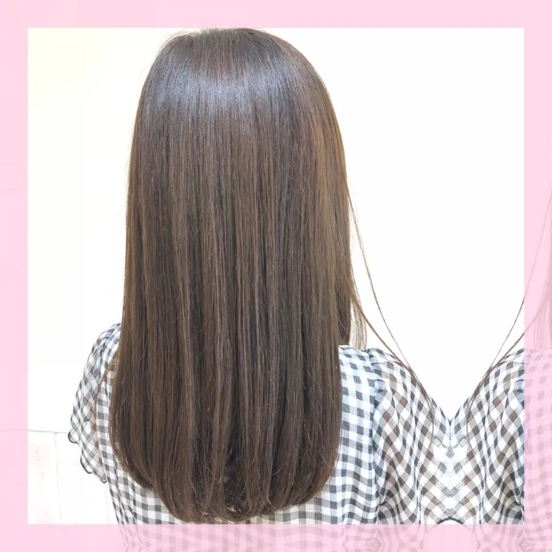 セミロング カラー ブリーチ 透明感カラー ハイライトカラー ハイライト カット 縮毛矯正 🍒前川 🍒のヘアスタイル