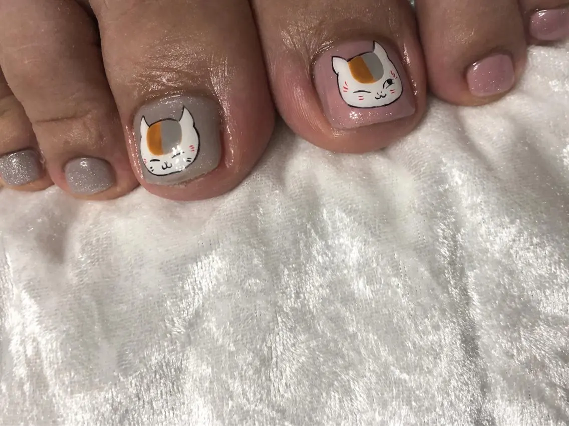 ネイル パラあり！フィルイン 美フォルムのネイルデザイン